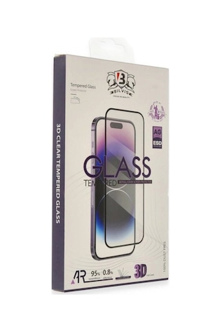 Apple Uyumlu iPhone 16 Plus Bilvis 3d Cam Ekran Koruyucu,
