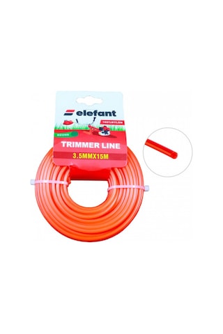 Tırpan Misinası Motorlu Tırpan Yuvarlak Misina 3,5mm X 15 Metre