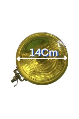 2 Adet Maxtel Sis Lambası Sarı Cam Arkası Metal Nikelaj JF 601 CY