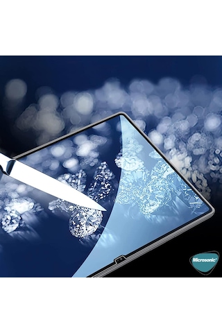 Microsonic Samsung Galaxy Uyumlu Tab S10 Fe Tempered Glass Cam Ekran Koruyucu