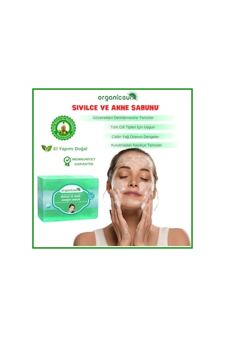 Organicsun Akne ve Sivilce Karşıtı Sabun 2 x 140 G