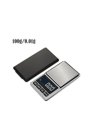 Elektronik Takı Ölçeği Gram Ölçeği 100g / 0.01 Altın Doğruluk Mini Cep Ölçekli Mutfak Ağırlık Ölçeği Doğruluk Altın