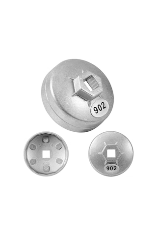 Kosona Alüminyum Yağ Filtresi Tamiri Aracı 67mm İç Çap, 14 Diş - Sağlam Tutuş, Kolay Kurulum, Çoklu Araç Uyumlu