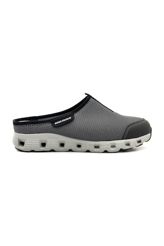 King Paolo H1275 Erkek Önü Kapalı Memory Foam Spor Terlik Füme