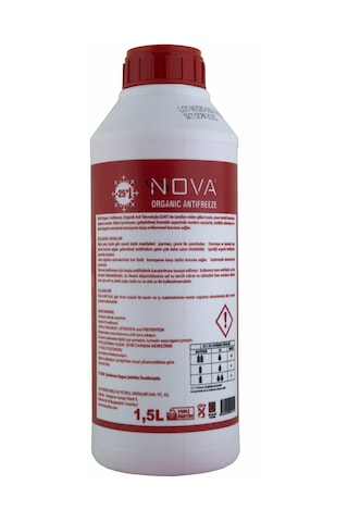 Nova -25 Derece Kırmızı G12 Antifriz 1.5Litre X75