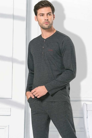 Pierre Cardin 5345 Yazlık Uzun Kol Erkek Pijama Çeyizlik Kutulu