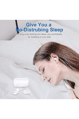 Bluedio Ne Uyku Silikon Kulak Tıkacı Gürültü Azaltıcı Ses Geçirmez Kulak Tıkacı Saklama Kutusu Çift Katmanlı Db