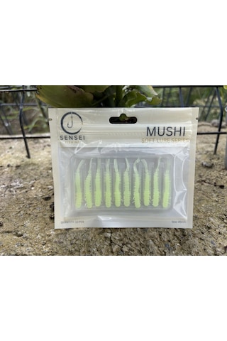 Sensei Mushi 4.5 Cm Lrf Silikon Yem Renk: Sm-lime Glow