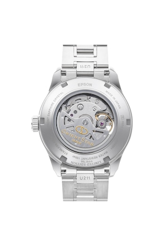 Orient Star Re-at0019l00b Otomatik Çelik Gri Mavi Kadran Safir Cam 39 Mm Erkek Kol Saati