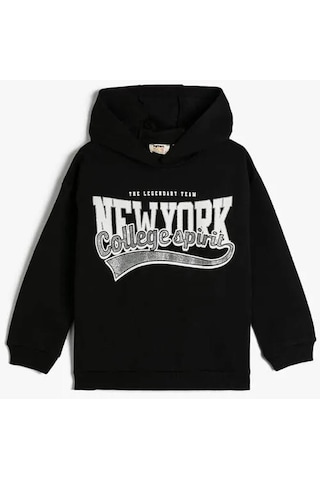 Koton Kız Çocuk Sweatshirt Siyah 4wkg10210ak 24ky59000627 Y5901 Mint