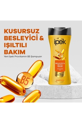 İpek Provitamin B5 Tüm Saçlar İçin Şampuan 480 Ml IPEK.018