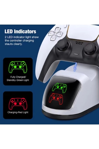 Ps5 Dualsense Şarj Istasyonu Playstation 5 Uyumlu Charging S