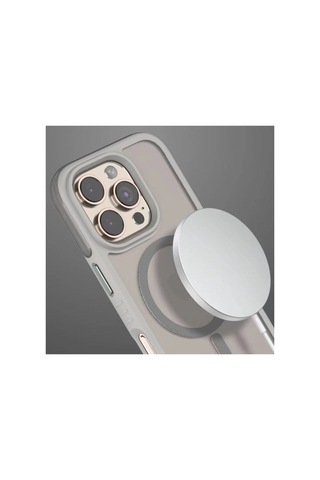 Venco Apple iPhone Uyumlu 16 Pro Max Orbit Magsafe Kapak - Titan Gri