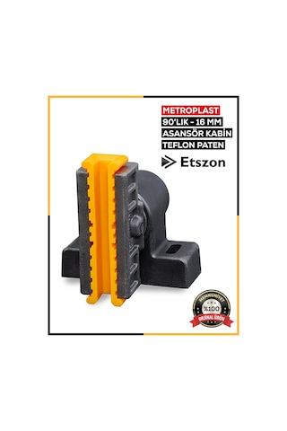 Asansör 16 Mm 90'lık Teflon Kabin Pateni-3346