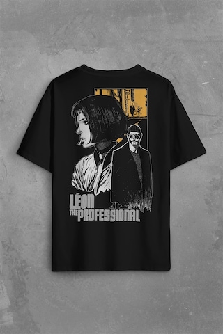 Mathilda Leon The Professional Sevginin Gücü Sırt Ön Baskılı Oversize Tişört Unisex T-shirt 001