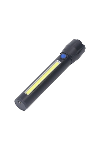 Ayt Powermaster Pm-16754 Şarj Edilebilir 4 Mod Zoomlu Cob Led El Feneri Kamp Lambası Aydınlatma Işıldak