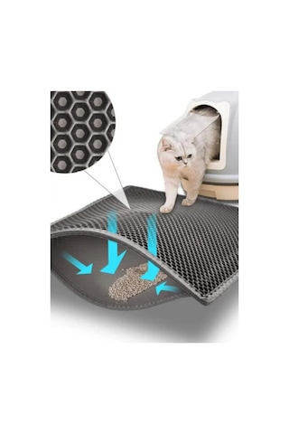 Pettrap Elekli Kedi Tuvalet Önü Paspası Kedi Kumu Paspası