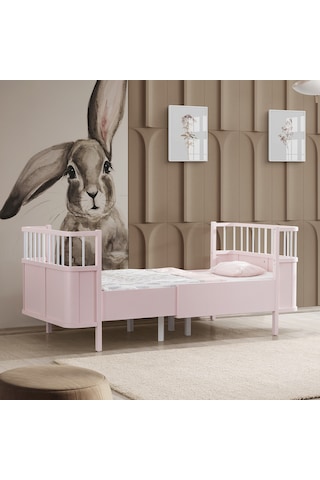 Siesta Büyüyen Beşik 90x130, Siesta Karyola 90x190 - Pembe