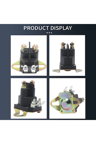 Springsun 12vdc 117 - 1197 Toro Exmark Çim Kırpma Makinesi İçin Yenilenebilir Başlatıcı Solenoidü Saf Bakır Güçlü Stabilite