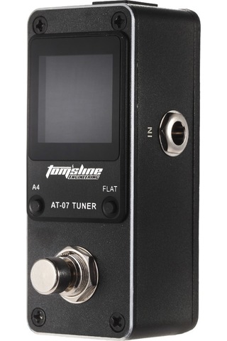 Yaozixa Aroma At-07 Tam Metal Kasa Elektro Gitar Tünleyici, Renkli Ekran, True Bypass Ve 430-450hz Ayar Aralığı