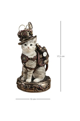 Chrono-cat Steampunk Kedi Biblosu