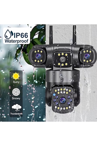 O-kam 6030pro Wifi 3 Kameralı 15mp 5mp+5mp+5mp Üç Kameralı 10x Zoom Renkli Gece Görüşlü