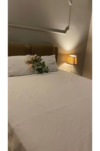 Otel Tipi 10 Adet Tek Nevresim, Çift Kişilik 83 Tel , 200x220 Beyaz