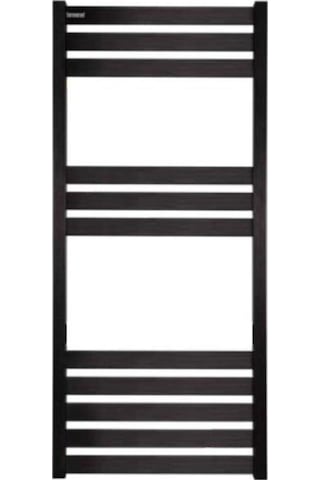 Mat Siyah Alüminyum Havlupan 50 x 110 Cm Termorad Petsa Slim +2 Ade N11.74