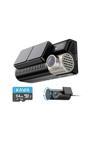 Kawa D11 2 Kameralı Ön/arka 4k+1080p Starvıs Sensörlü Yapay Zeka Destekli Wi-fi Gps'li Araç Kam Sku: Smg8690010049155