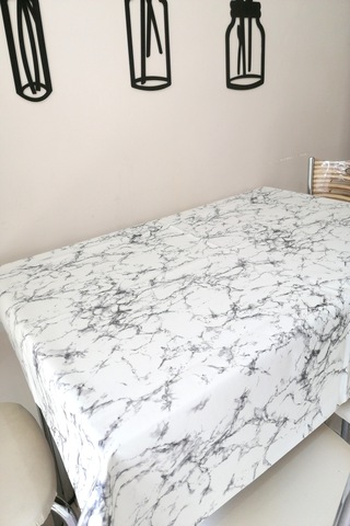 Altı Astarlı Muşamba Masa Örtüsü -kare Yuvarlak Dikdörtgen Mrm