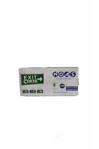 Noas YLX-2003 3W Aşağı Yönlü Led'li Acil Çıkış Armatürü 2 Saat Aydınlatma Süresi
