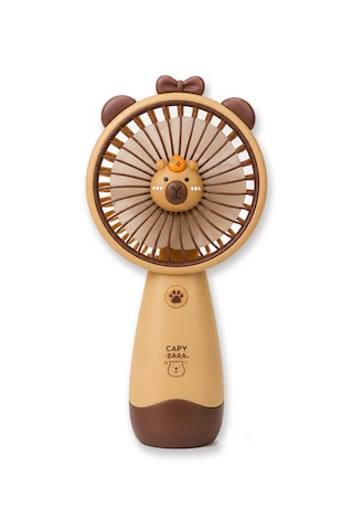 Iconic Tech Capybara Mini El Fanı Usb Şarjlı 3 Kademeli Taşınabilir Vantilatör Kahverengi Iconic Tech Capybara Mini El Fanı Usb Şarjlı 3 Kademeli Taşınabilir Vantilatör Kahverengi