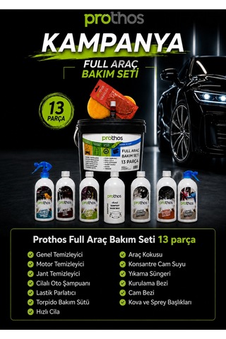 Araç Bakım Seti 13 Parça