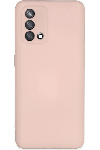 Newface Oppo A74 4g Kılıf Nano İçi Kadife Silikon Semeglbl - 19 - Pudra
