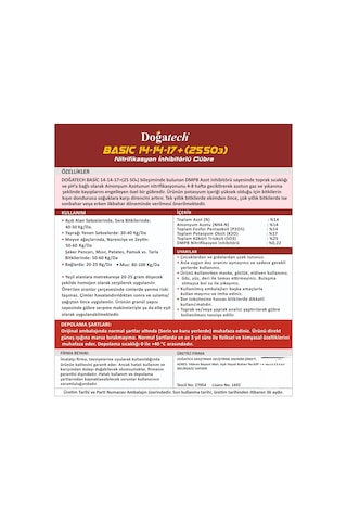 Sonbahar Kış Özel Çim Ve Bahçe Gübresi 5KG. (200M2 Alan Için)