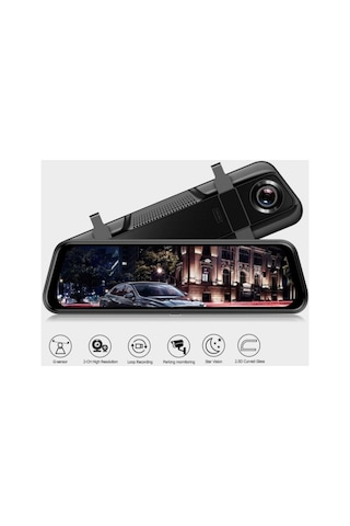 Dikiz Aynası Araç Kamerası 7 Inç Full Hd 1080p Ekranlı + Geri Görüş Kamerası