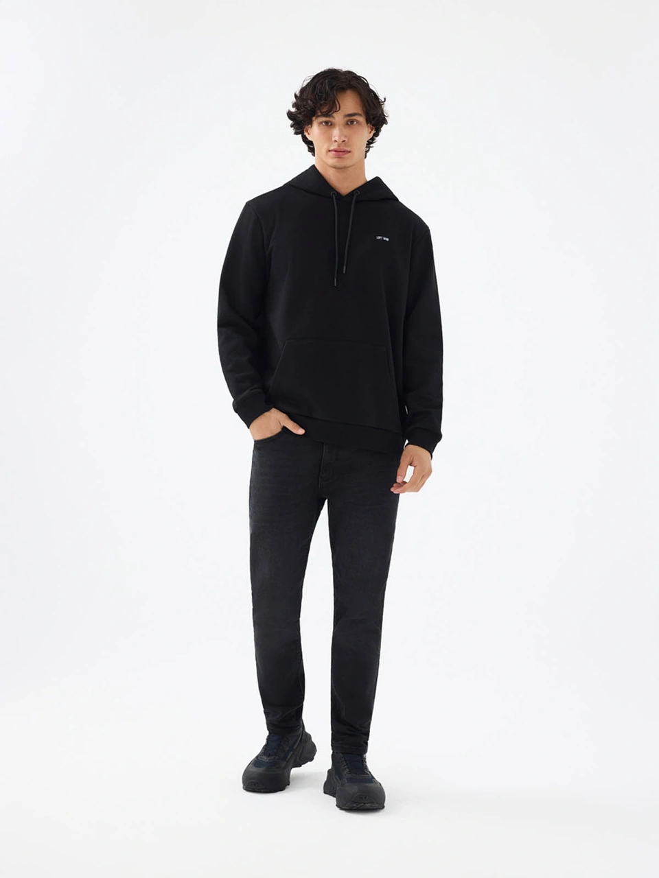 Loft Regular Fit Siyah Erkek Sweatshirt Lf2041316 Siyah