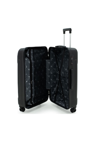 Petra Lüx Abs Büyük Boy Valiz 75 Cm Siyah