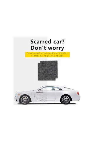 Tongxida Nano Mikrofiber Araç Çizik Giderici - 2'li Paket, Hafif Onarım, Swirl Kaldırıcı