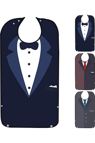 Yifomall Yetişkinler İçin Yeniden Kullanılabilir 3'lü Bez, Büyük Boy Giyim Koruması, Yiyecek Toplayıcı Çantası Ve Basma Kapatma Özelliği, Erkek/bayam İçin