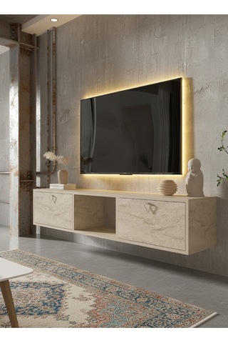 Resital Tv Ünitesi S1832-8 Traverten Traverten