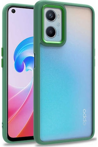 Oppo A76 Kilif Zore Flora Buton,Kenar Çevresi Renkli Kilif 559721640