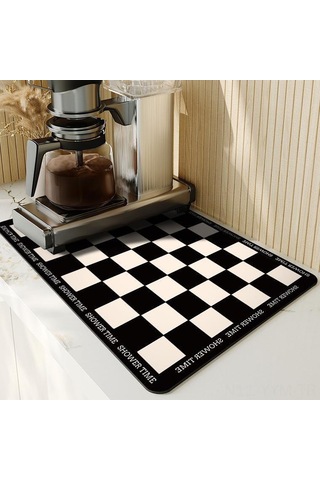 Geeksen Mutfak Su Emici Paspas - 30x40cm Yağ Geçirmez, Dayanıklı Ve Kolay Kuruyan Diğer