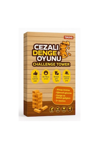 Cezalı Denge Oyunu Challenge Tower