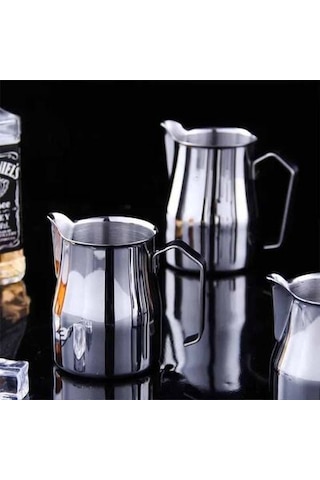 Epinox Paslanmaz Çelik Profesyonel Süt Potu Prof 700 Ml Spp-7 Metalik Gri