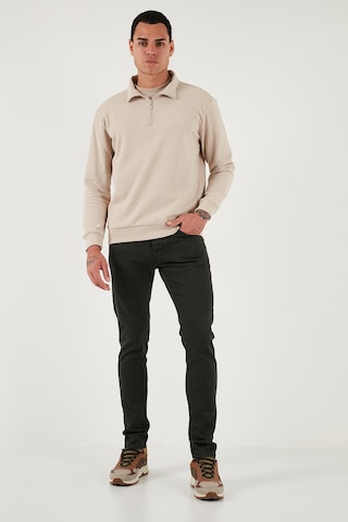 Buratti Streç Pamuklu Slim Fit Normal Bel Dar Paça Jeans Erkek Kot Pantolon 1115C24Napoli Nefti