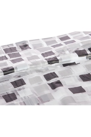 Lexroo D-20432 Banyo Perdesi Paradise Grey Çok Renkli