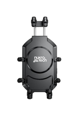 Nukrotech M26 Titreşim Modüllü Gidon Bağlantılı Telefon Tutucu Siyah