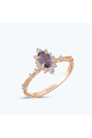 Altınbaş Pırlanta Topaz Oval Yüzük Pnf004pıo-14k