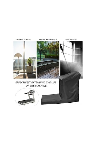 Flybuy Toz Geçirmez Su Geçirmez Kapağı Koşu Bandı Kapağı Fermuarlı Katlanabilir Koşu Bandı Kapağı Evrensel Uyum Spor Koşu Makinesi İç Mekan Veya Dış Mekan Kullanımı İçin Mükemmel Diğer Çok Renkli